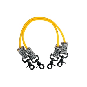 image:imageTHERABAND Resistance Tubing with Connectors for Wall Rehab amp Wellness Station Extra Heavy Level 5 Set of 2 18Inch Blue Tubing for Physical Therapy Exercise Rehab Clinics amp Pilates Latex TubesYellow  Thin