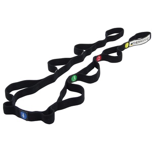 image:imageTHERABAND Stretch Strap with Loops to Increase Flexibility Dynamic Stretching Tool for Athletes Including Dancers Cheerleaders Gymnasts Runners Pilates and Yoga Elastic Stretch Out BandPortable