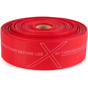 image:imageTheraBand CLX Latex Free Resistance Band 110 Loops for Pilates Home Gym Professional Physiotherapy and Fitness Equipment 22 Metres Red Medium Beginner Level 3Red  Medium